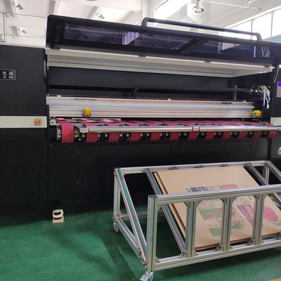 De karton Golfprinter Inkjet Corrugated Printer die 2500mm van Doosinkjet voeden