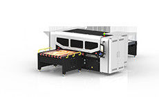 De hoge Resolutie plooide uit de Digitale Printer Machine van Inkjet van de Drukmachine Automatische Rechte